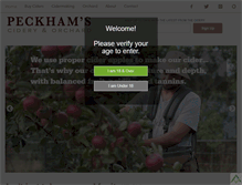 Tablet Screenshot of peckhams.co.nz